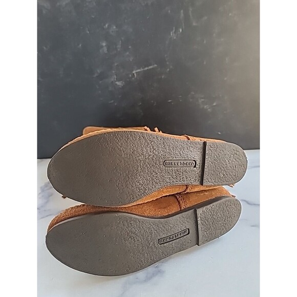 Minnetonka Brown Fringe Boots Size 7 - Picture 6 of 10